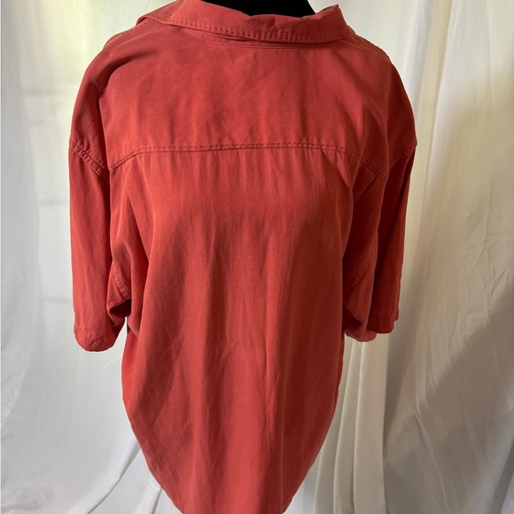 Tommy Bahama Coral Button-Up Shirt 100% Silk Size‎ Large - Picture 9 of 9